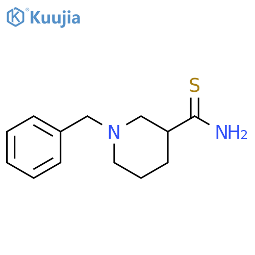 1-benzylpiperidine-3-carbothioamide structure