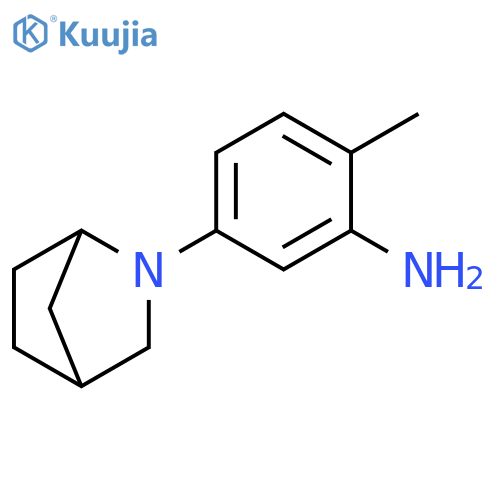 5-{2-azabicyclo2.2.1heptan-2-yl}-2-methylaniline structure