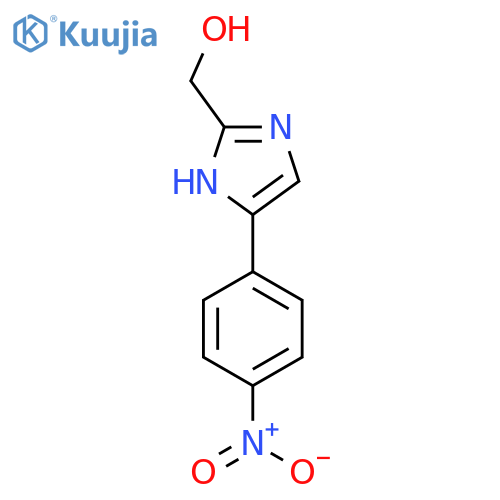 4-(4-nitrophenyl)-1H-imidazol-2-ylmethanol structure