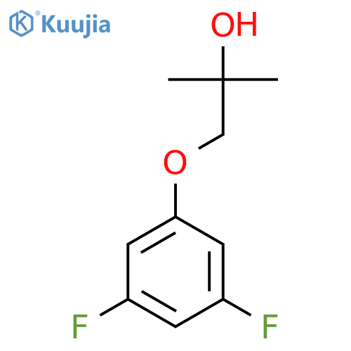 1-(3,5-Difluorophenoxy)-2-methylpropan-2-ol structure