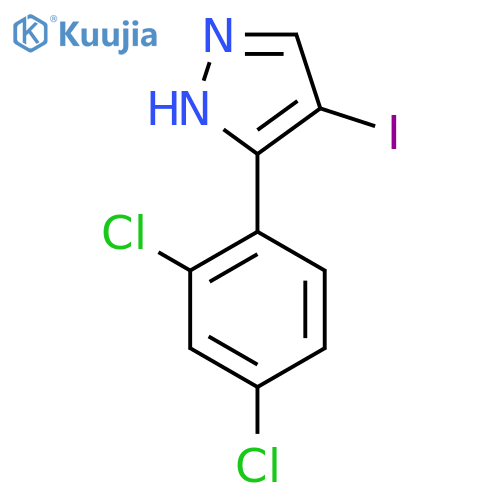3-(2,4-Dichloro-phenyl)-4-iodo-1H-pyrazole structure