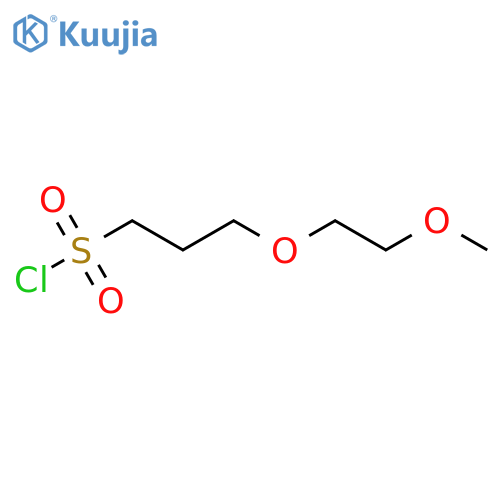 3-(2-methoxyethoxy)propane-1-sulfonyl chloride structure