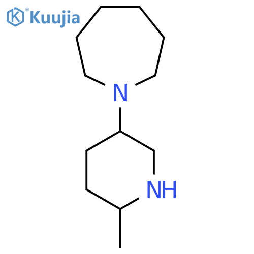 1H-Azepine, hexahydro-1-(6-methyl-3-piperidinyl)- structure