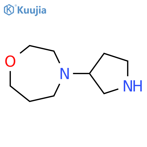 4-(Pyrrolidin-3-yl)-1,4-oxazepane structure