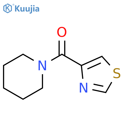 1-(1,3-thiazole-4-carbonyl)piperidine structure