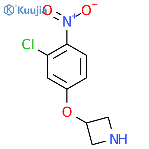3-(3-chloro-4-nitrophenoxy)azetidine structure