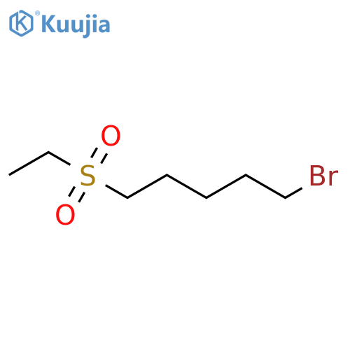 1-bromo-5-(ethanesulfonyl)pentane structure