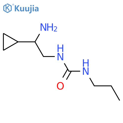 1-(2-Amino-2-cyclopropylethyl)-3-propylurea structure