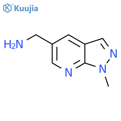 (1-methylpyrazolo[3,4-b]pyridin-5-yl)methanamine structure
