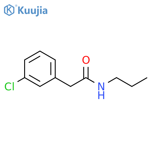 2-(3-Chlorophenyl)-n-propylacetamide structure