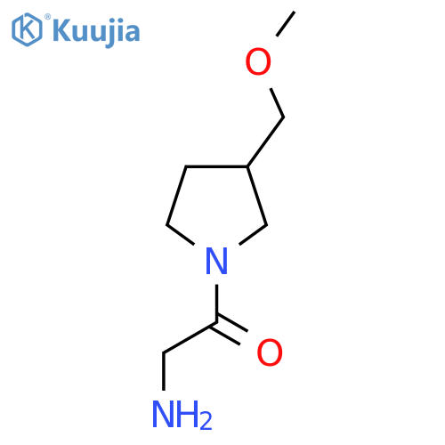 2-amino-1-[3-(methoxymethyl)pyrrolidin-1-yl]ethan-1-one structure