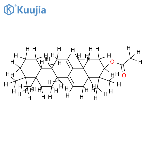3beta-acetoxy-swerta-7,9(11)-diene structure