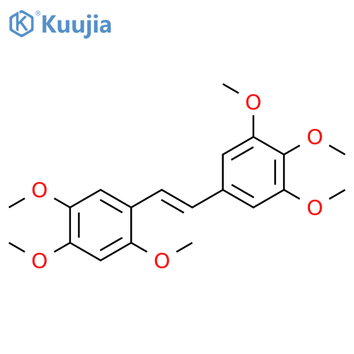 Benzene, 1,2,3-trimethoxy-5-[2-(2,4,5-trimethoxyphenyl)ethenyl]-, (E)- (9CI) structure