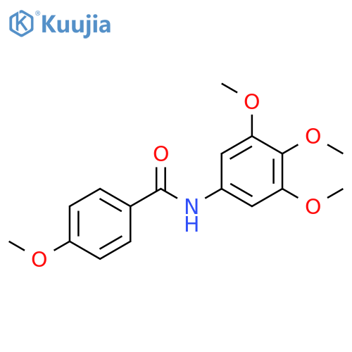 Benzamide, 4-methoxy-N-(3,4,5-trimethoxyphenyl)- structure