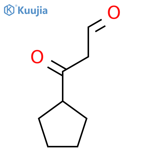 3-Cyclopentyl-3-oxopropanal structure
