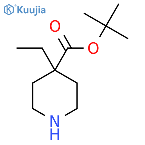 Tert-butyl 4-ethylpiperidine-4-carboxylate structure