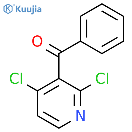 (2,4-Dichloropyridin-3-yl)(phenyl)methanone structure