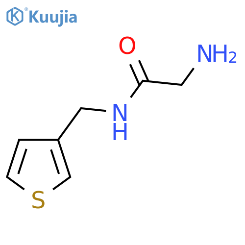 2-Amino-N-thiophen-3-ylmethyl-acetamide structure