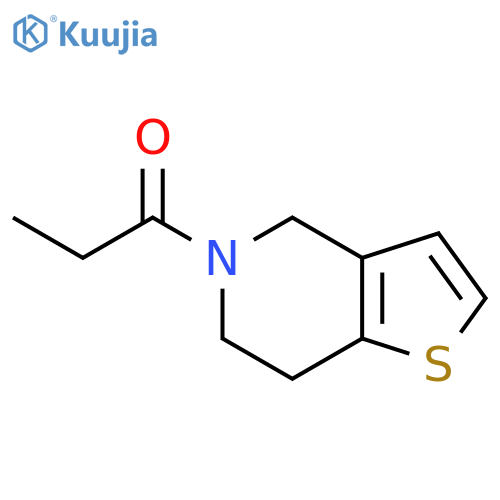 1-{4H,5H,6H,7H-thieno[3,2-c]pyridin-5-yl}propan-1-one structure