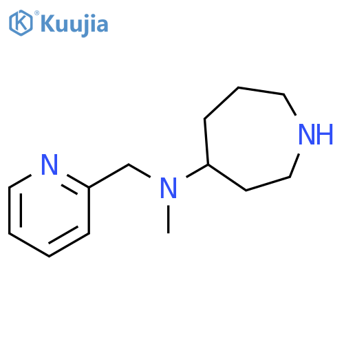 N-methyl-N-[(pyridin-2-yl)methyl]azepan-4-amine structure