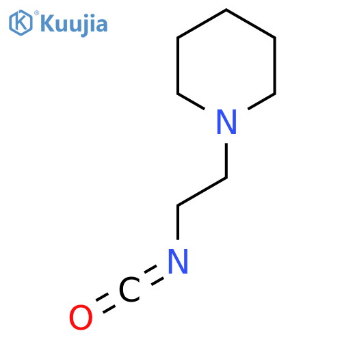 1-(2-isocyanatoethyl)piperidine structure