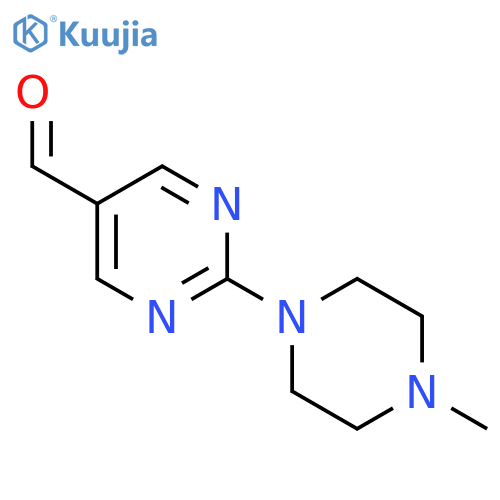 2-(4-Methylpiperazin-1-yl)pyrimidine-5-carbaldehyde structure