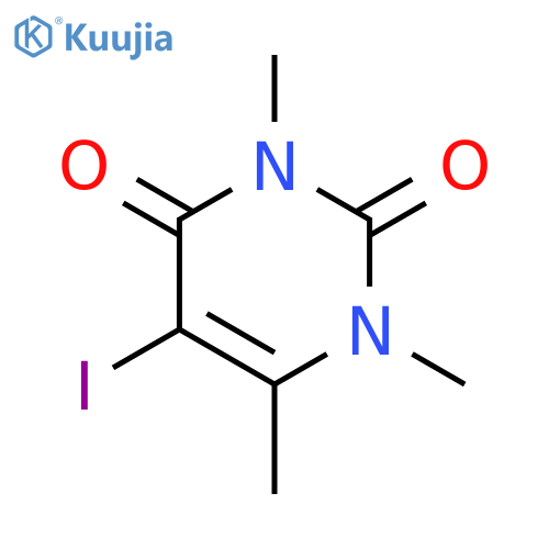 1,3,6-Trimethyl-5-iodouracil structure