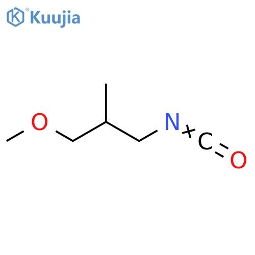 Propane, 1-isocyanato-3-methoxy-2-methyl- structure