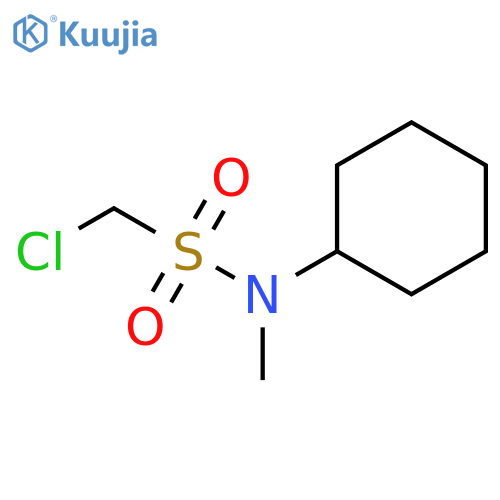 Methanesulfonamide, 1-chloro-N-cyclohexyl-N-methyl- structure