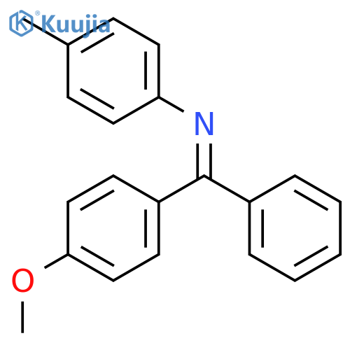 Benzenamine,N-[(4-methoxyphenyl)phenylmethylene]-4-methyl- structure