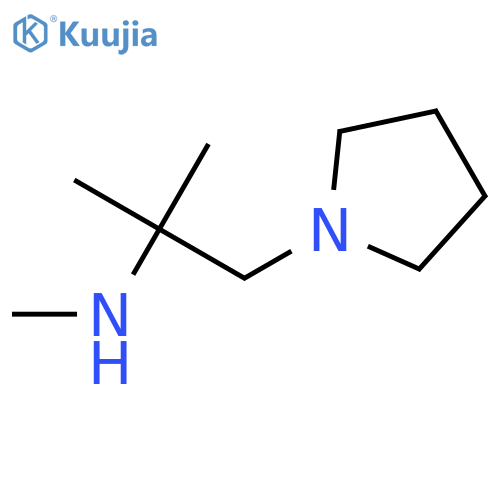 methyl2-methyl-1-(pyrrolidin-1-yl)propan-2-ylamine structure