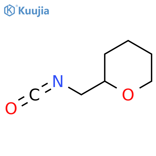 2-(Isocyanatomethyl)oxane structure