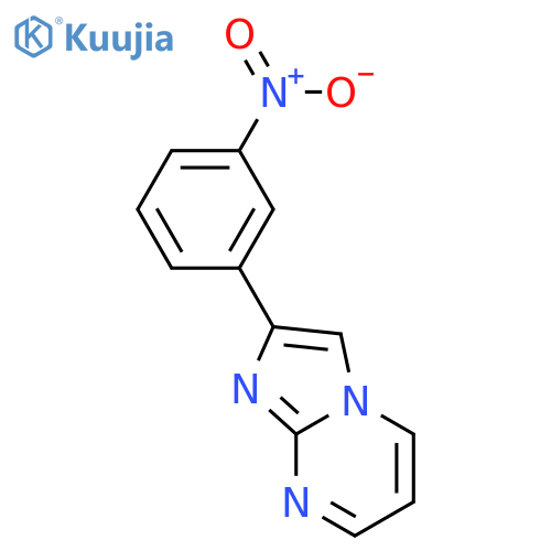 2-(3-Nitro-phenyl)-imidazo1,2-apyrimidine structure