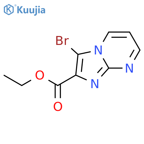 Ethyl 3-bromoimidazo[1,2-a]pyrimidine-2-carboxylate structure