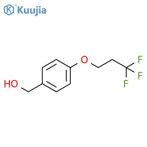 4-(3,3,3-trifluoropropoxy)phenylmethanol structure