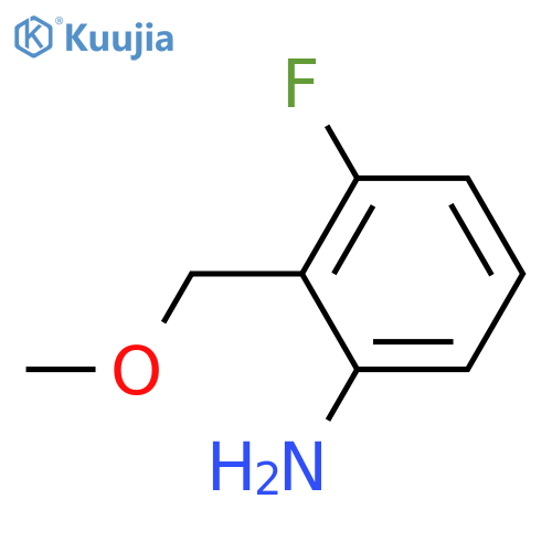 3-fluoro-2-(methoxymethyl)aniline structure