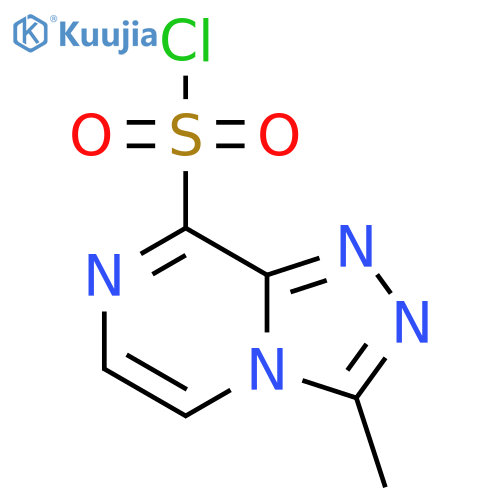 3-METHYL-1,2,4TRIAZOLO4,3-APYRAZINE-8-SULFONYL CHLORIDE structure