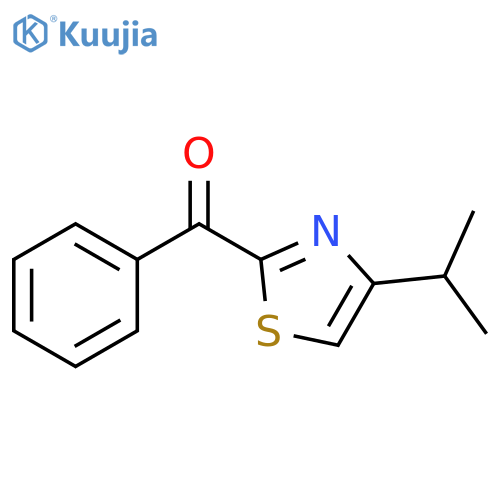 2-benzoyl-4-(propan-2-yl)-1,3-thiazole structure