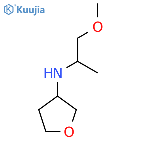 N-(1-Methoxypropan-2-yl)oxolan-3-amine structure