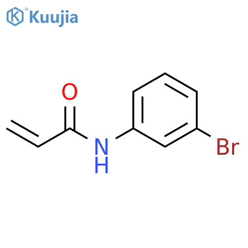 N-(3-bromophenyl)prop-2-enamide structure