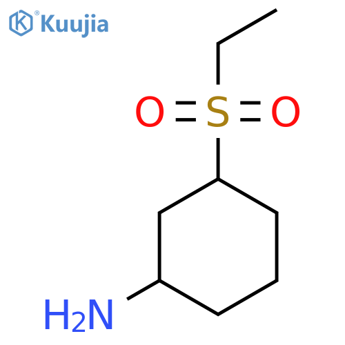 Cyclohexanamine, 3-(ethylsulfonyl)- structure