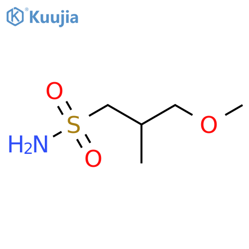 3-Methoxy-2-methylpropane-1-sulfonamide structure