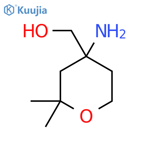 (4-Amino-2,2-dimethyloxan-4-yl)methanol structure