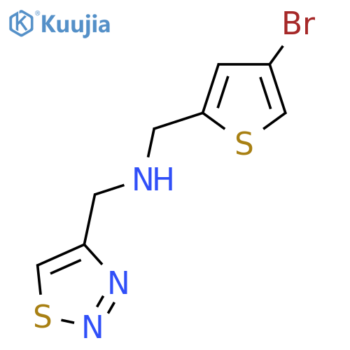(4-bromothiophen-2-yl)methyl(1,2,3-thiadiazol-4-yl)methylamine structure