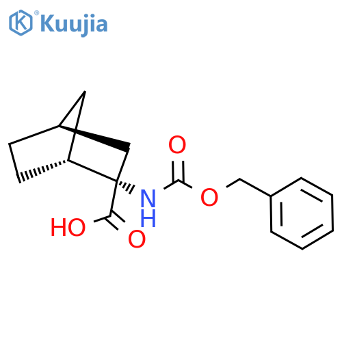 (1R,2S,4S)-2-(Phenylmethoxycarbonylamino)bicyclo[2.2.1]heptane-2-carboxylic acid structure