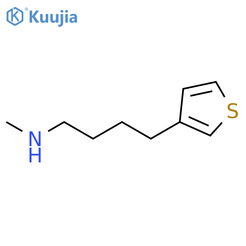 methyl4-(thiophen-3-yl)butylamine structure