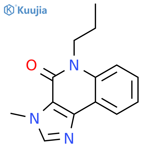 4H-Imidazo[4,5-c]quinolin-4-one, 3,5-dihydro-3-methyl-5-propyl- structure