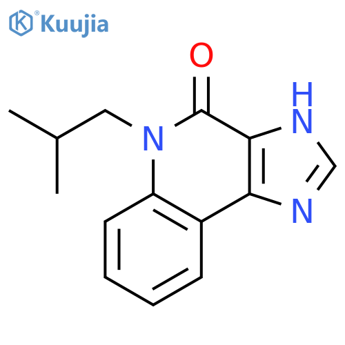 4H-Imidazo[4,5-c]quinolin-4-one, 1,5-dihydro-5-(2-methylpropyl)- structure