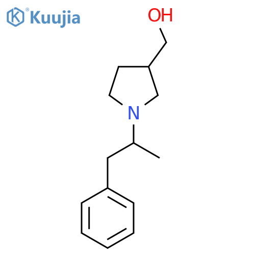 (1-(1-Phenylpropan-2-yl)pyrrolidin-3-yl)methanol structure