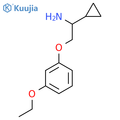 1-Cyclopropyl-2-(3-ethoxyphenoxy)ethylamine structure